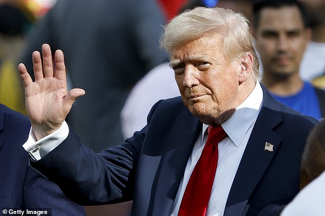 President Donald Trump posted a series of images, videos and text to his Truth Social on Sunday in marking his six month anniversary of being back in office
