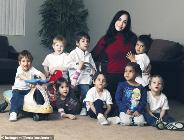 Noah, Isaiah, Jeremiah, Jonah, Josiah, Makai, Maliyah and Nariyah, her octuplets, are now 16