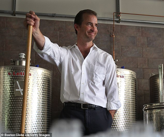 Kristin is married to Andrew Cabot, (pictured) who is listed on Privateer Rum's website lists as its CEO and COO of the company. Andrew, 60, touts his family lineage on the Privateer Rum website, highlighting how he is the sixth-generation owner of the brand and a direct descender of its founder Andrew Cabot