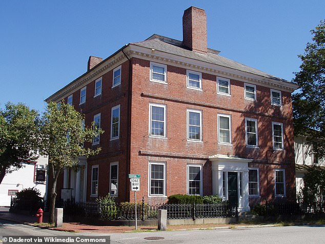 The Cabot Family, which first made its fortune in soot, dates back at least 10 generations and is involved in a slew of businesses across New England, including rum production. Pictured is the The John Cabot House mansion, which was built in 1781 and is the oldest brick building in Beverly, Massachusetts
