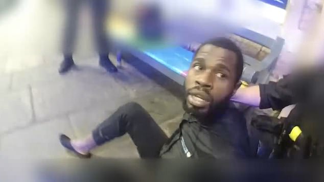 July 13: Police have also revealed footage of the moment that Mosquera was arrested outside Bristol Temple Meads station