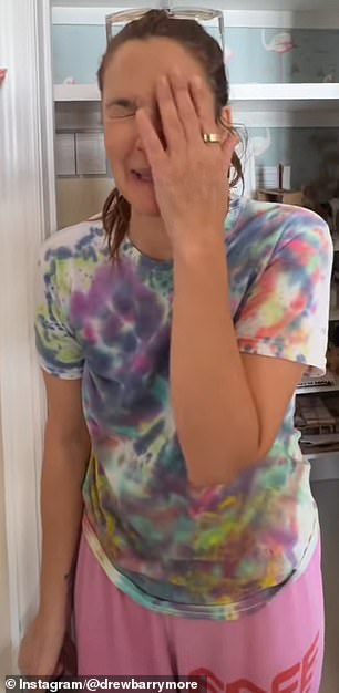 'The many emotions of starting a home project. Why do I do this to myself??' she wrote in her caption