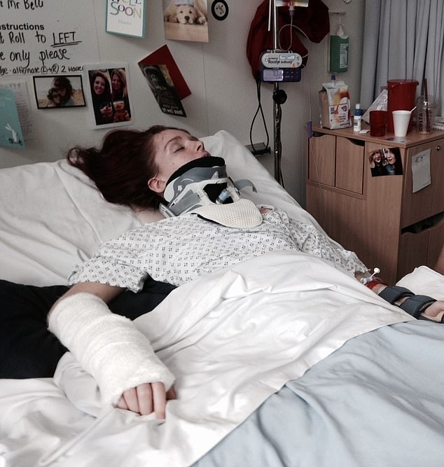 Harriet suffered a series of traumatic injuries and was left in a coma for four weeks