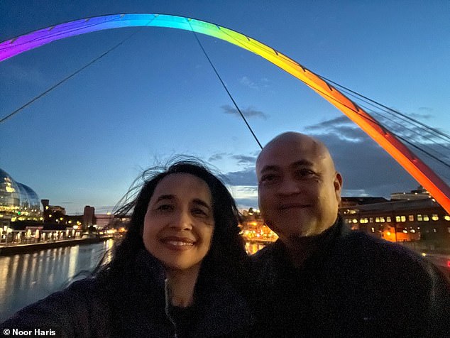 Wife Noor Haris, 55, a medical doctor from Malaysia living in Newcastle, has spoken for the first time about the terrifying ordeal that turned a long-awaited summer holiday into a life-altering nightmare