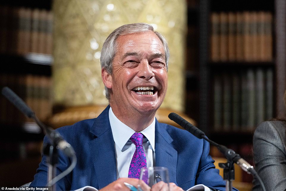 To deal with repeat offenders, Mr Farage said those who committed three or more crimes would face life sentences