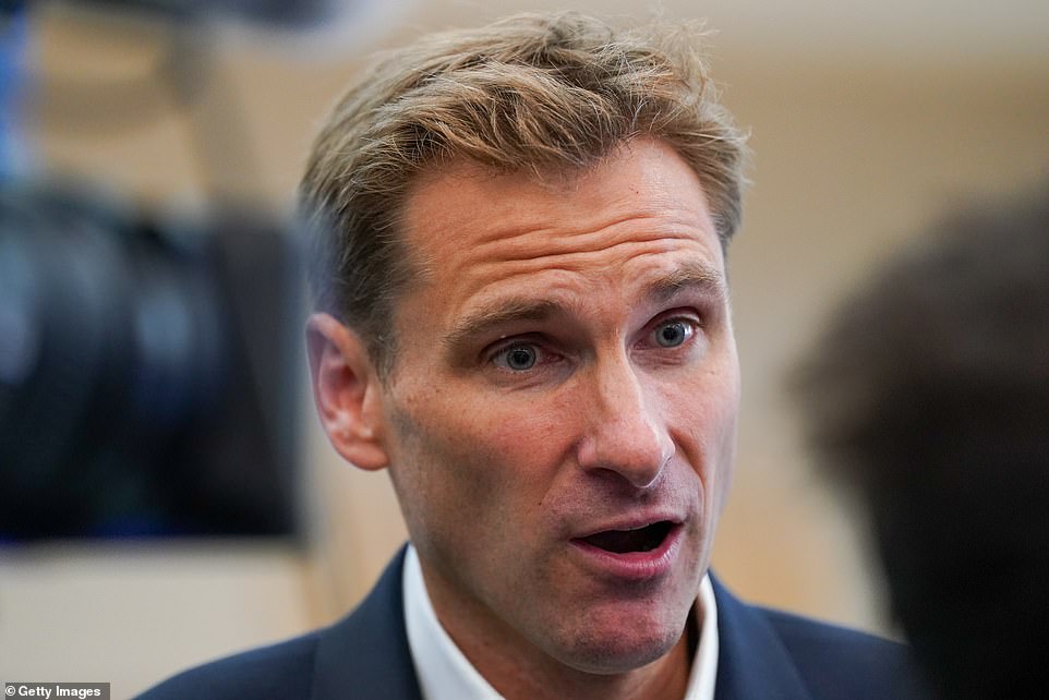 Tory MP Chris Philp (above) said Mr Farage 'is writing his own crime fiction' and said the Reform leader was being dishonest