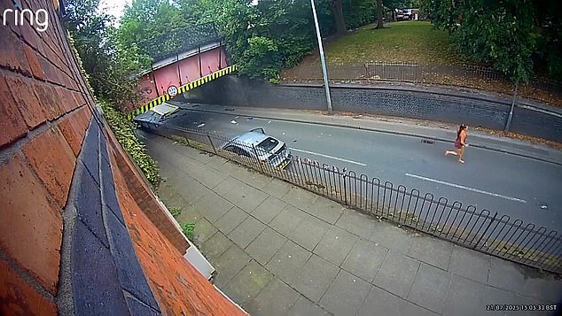 Locals and witnesses also ran out of their houses and up the street where the crash occurred in an attempt to catch up with the bus which ground to a halt after the disastrous incident