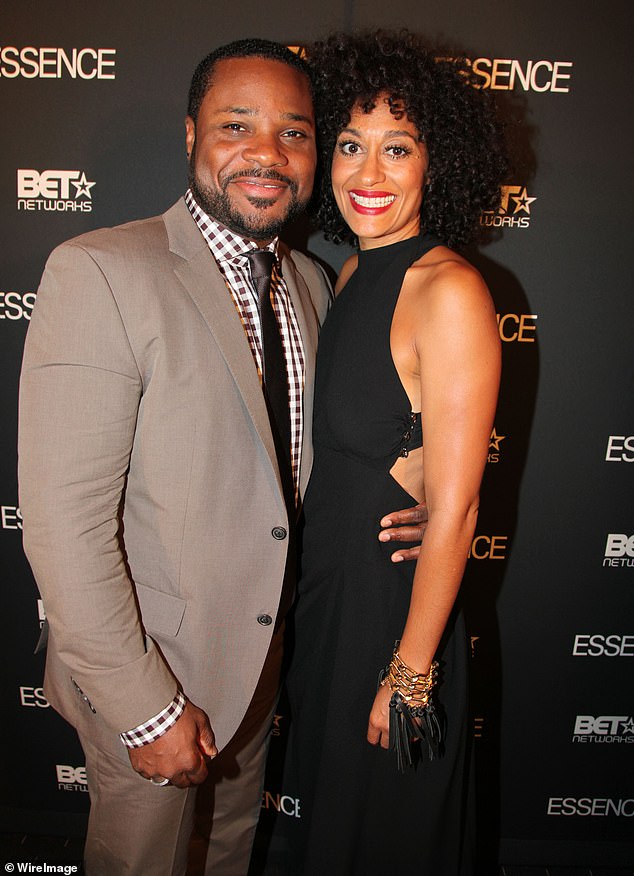 Tracee Ellis Ross also paid homage to her first TV husband with a very thoughtful post; seen in 2011