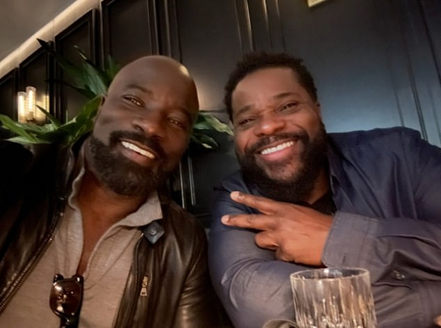 Mike Colter fondly recalled running into Warner 'about a year ago' and how his 'legacy will live on'