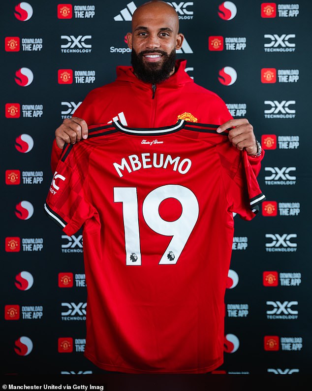 Mbeumo has signed a five-year deal at Old Trafford after joining for a fee that could reach £71m