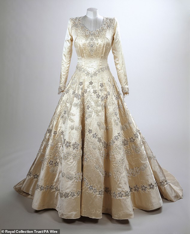 The then-Princess Elizabeth's Wedding Dress, Norman Hartnell, 1947