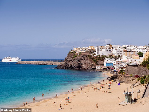 The horrific attack happened at Fuerteventura, which is 278 miles south-west of Gran Canaria's airport