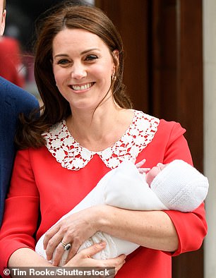 In 2018, Kate Middleton was seen on the steps of the Lindo Wing - just hours after giving birth to Prince Louis - looking equally as glamourous