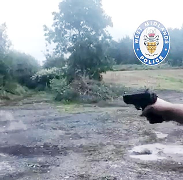 A video clip found on Nazir's phone shows a gun being 'tested' and also jamming - like the one Betro allegedly used later