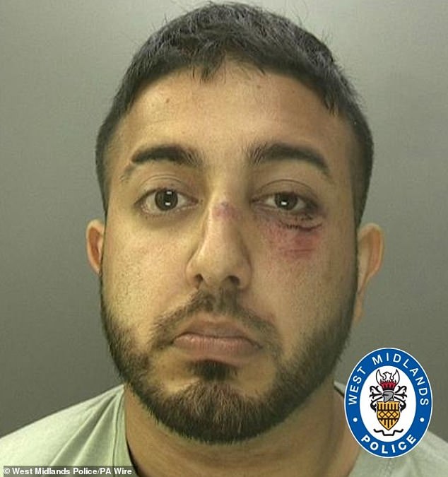 Mohammed Nabil Nazir, 30, who has already been jailed at Birmingham Crown Court for hiring a hijab-wearing female assassin to carry out a gun attack on a rival family