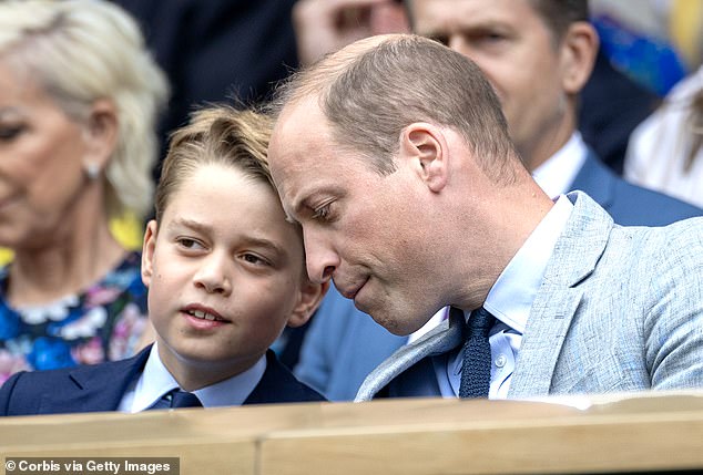 George and his father will have to fly separately now the young prince has turned 12