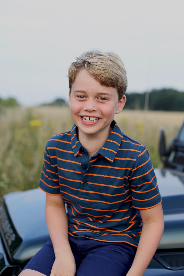 The Princess of Wales snapped her eldest son in Norfolk just a few weeks before his eighth birthday