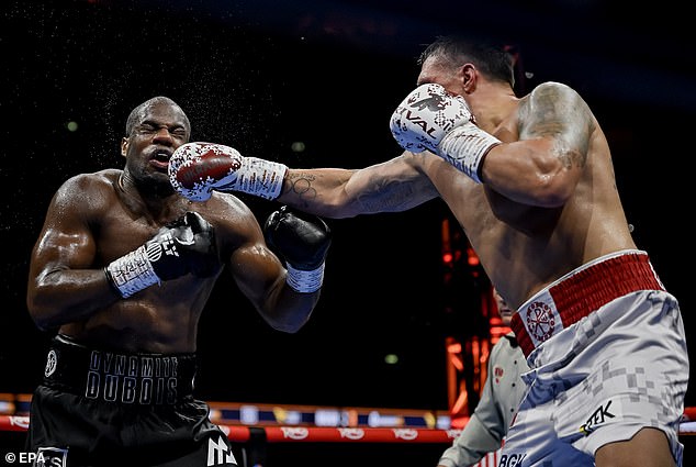 It all caused for a chaotic build to the fight on Saturday, with Dubois coming up short in the ring