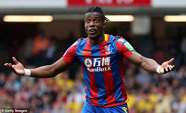 Former Crystal Palace star Wilfried Zaha previously said taking the knee was 'degrading'