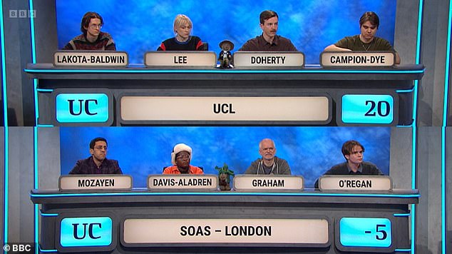 Kicking off this week, it was UCL v SOAS as the two universities battled it out to progress to the next round by putting their best students forward