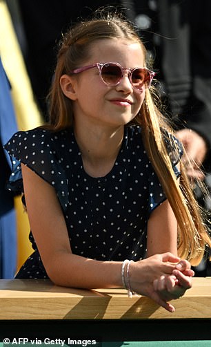 Charlotte was spotted wearing two threaded bracelets while attending Wimbledon in July 2024