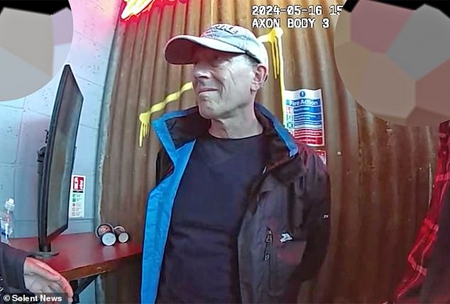 The moment police arrested the former City worker after an undercover sting by MI5