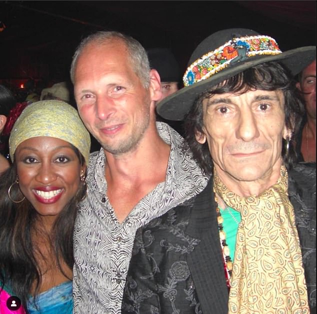 Hersborg has been pictured alongside musicians such as Beverley Knight and Ronnie Wood