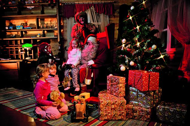 Festive travellers will be able to enjoy a sleigh ride with reindeer and meet Father Christmas in his homeland
