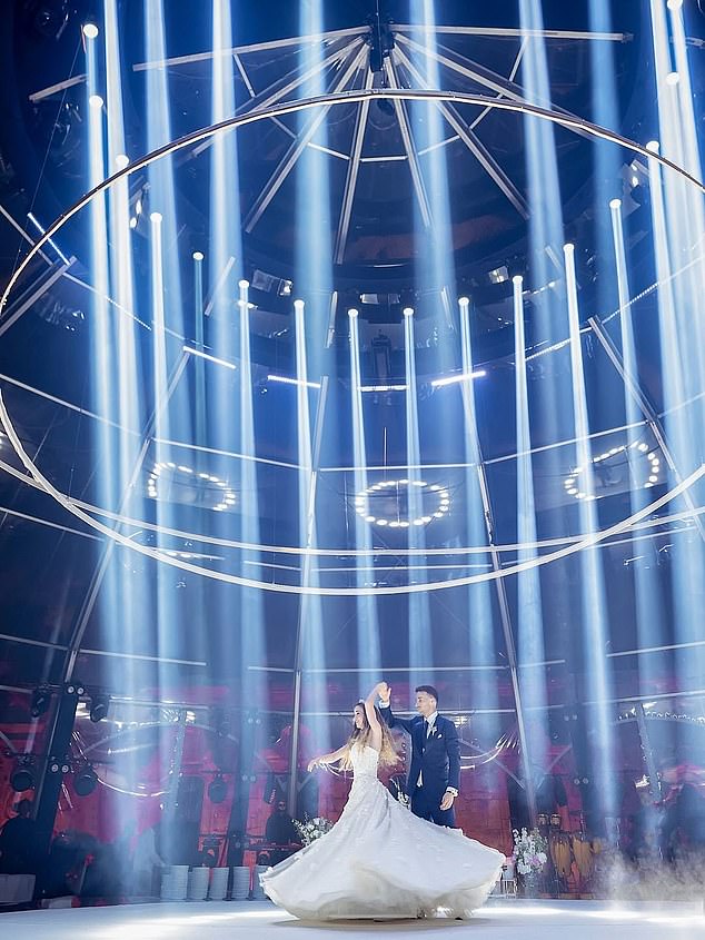 Rute Cardoso posted three pictures from their wedding, including a close up holding hands