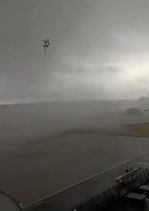 Storms seen in central France