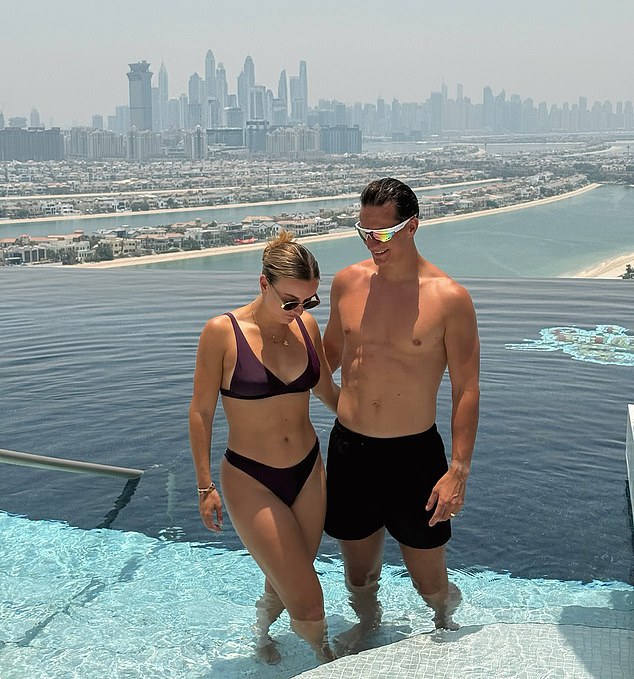 'Leaving Bali for Dubai is like walking out of Macbeth because you¿d rather go to watch Fast And Furious 4,' says Flora Gill (Pictured: Zoe Rae with her husband Danny in Dubai)