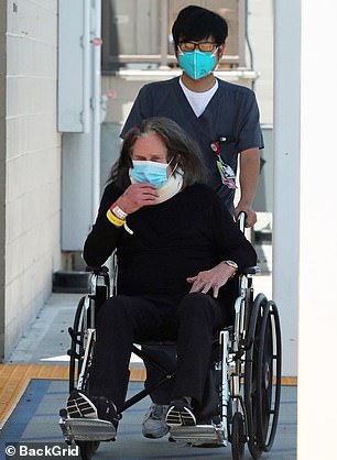 Ozzy Osbourne, who has died aged 76, had a career that was defined by his antics both on and off-stage. Pictured: The star leaving hospital on June 16, 2022, after a major back operation