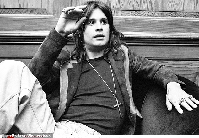Ozzy Osbourne, debating the merits of Black Sabbath's new album 'Sabotage' at Bronze Records offices, 1975