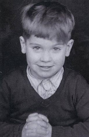 Ozzy Osbourne is pictured as a child