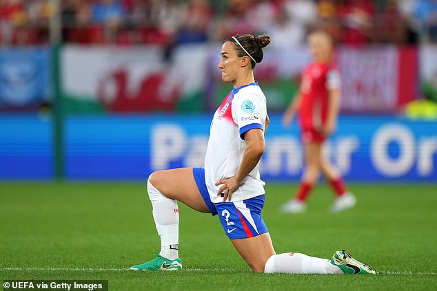 Lucy Bronze was among the England stars to question if the message had lost its power