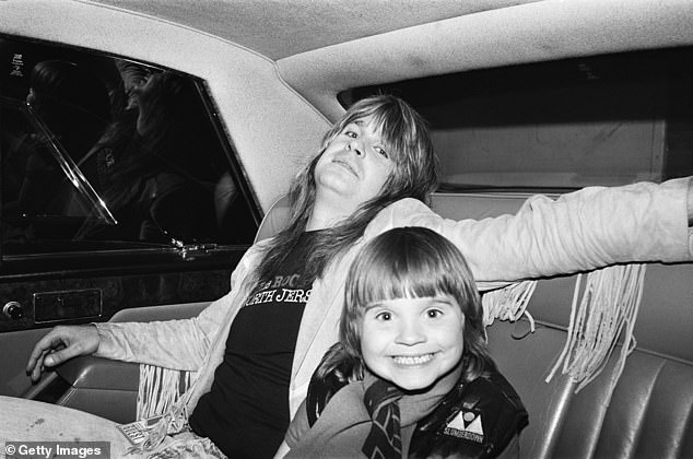 'When he was around and he wasn't [drunk], he was a great father,' Louis said of Osbourne (pictured in 1981)