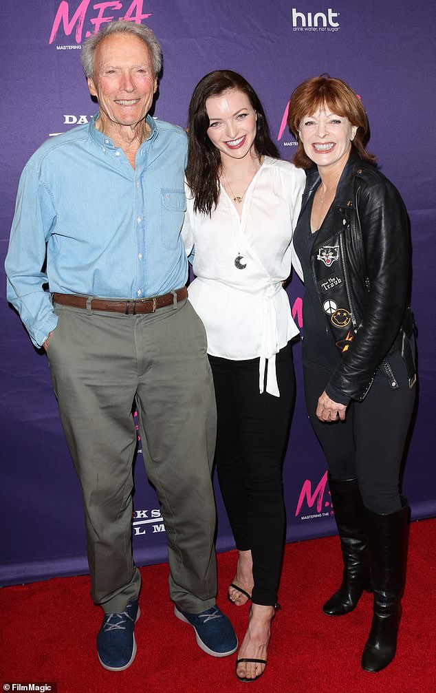 By the early '90s, he was romantically involved with actress Frances Fisher, with whom he had a daughter, Francesca; (seen in 2017)