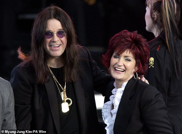 Despite fears he would struggle to make the transatlantic trip, Ozzy was flown back from California where he, Sharon and their three children had lived for three decades (pictured in 2004)
