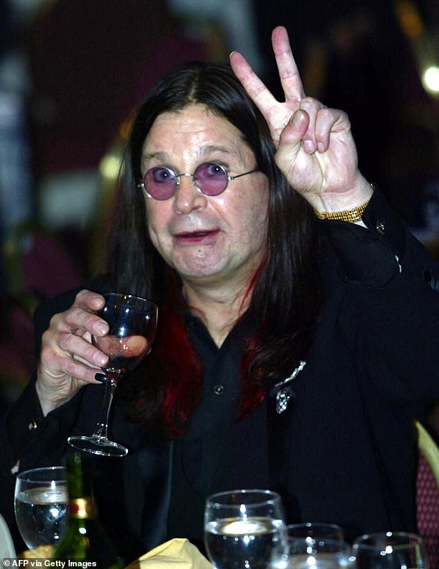 Ozzy pictured in 2002. He passed away at the Buckinghamshire mansion where his wife Sharon - a former X Factor judge - had spent at least two years preparing for his final moments