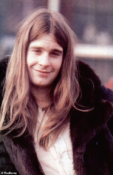 Osbourne during his early years with Black Sabbath, in 1973. The band quickly formed a reputation for their occult themes