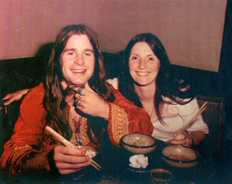 Osbourne later said that his first marriage had been a mistake because of his constant touring and drug abuse. He also admitted to being 'abusive' to Thelma (pictured above with the singer in the 1970s
