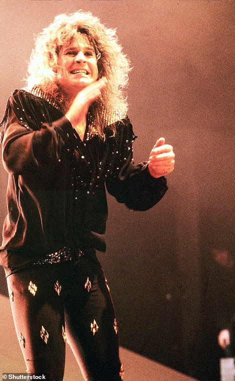 The singer forged a successful solo career after being turfed out of Black Sabbath. Above: The singer performing at the Hammersmith Apollo in 1990