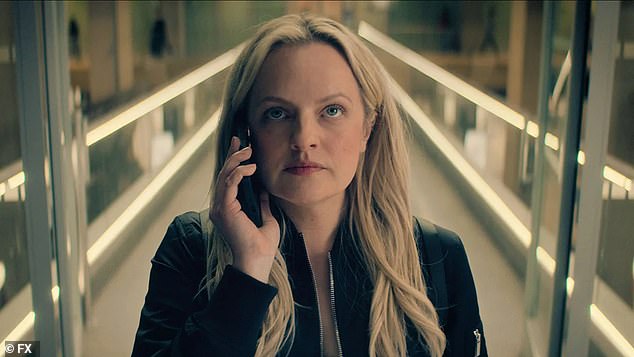 Moss (above) plays the role of a British secret agent codenamed 'Imogen' who does a hoity Kensington