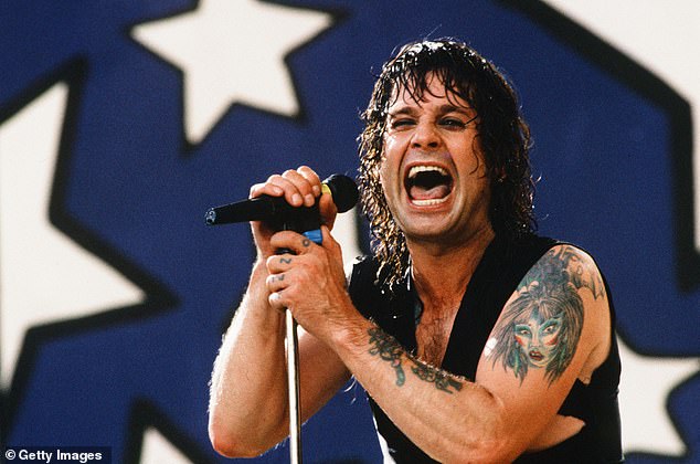 Osbourne at the Moscow Music Peace Festival in 1989 at Luzhniki Stadium