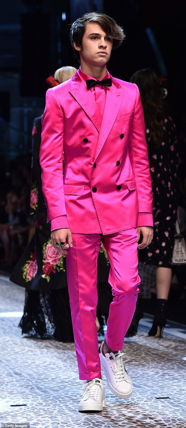 Dylan is now a successful model, and has walked on the runway for numerous big brands over the years, including Saint Laurent, Dolce & Gabbana, Armani Exchange, and Coach