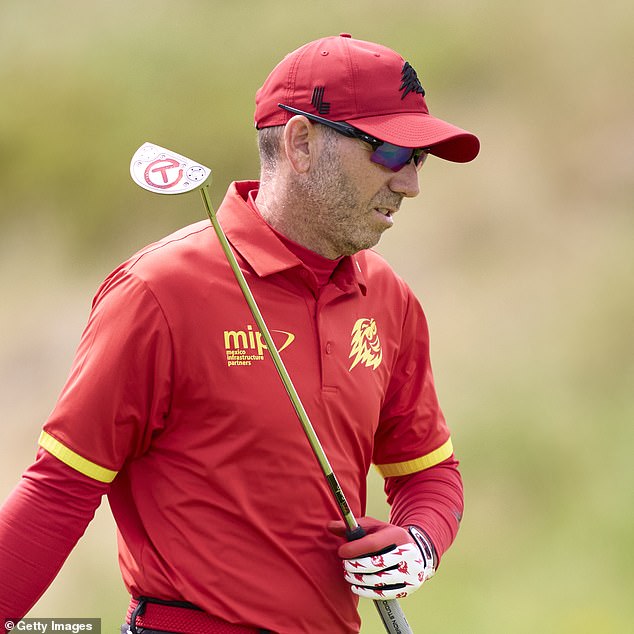 The red mist descended and matched the colour of Sergio Garcia's shirt during final round of The Open at Portrush