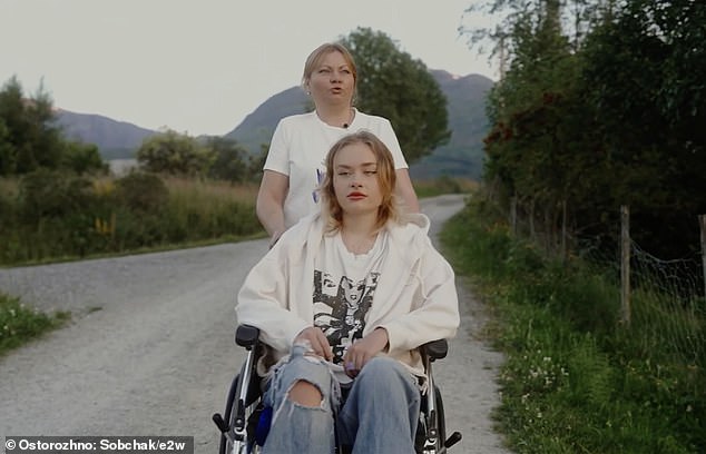 Maria is now recovering in Norway, where her parents live. Pictured: Maria and her mother Anna