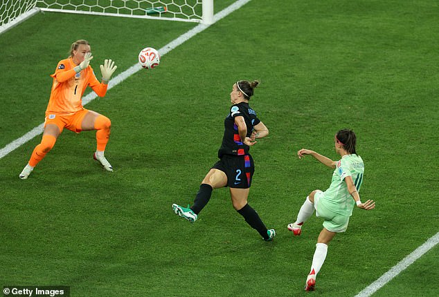 Lucy Bronze poor clearance led to Bonansea¿s goal the full back wasn¿t entirely to blame