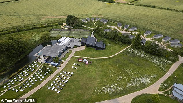 Glamorous private members club Soho Farmhouse is beloved by A-list celebrities - even hosting Meghan Markle 's hen do (pictured June 2024)