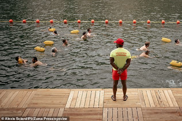 Authorities say the water is now safe for public use, with daily testing of bacteria levels and several lifeguard stations at all swimming zones
